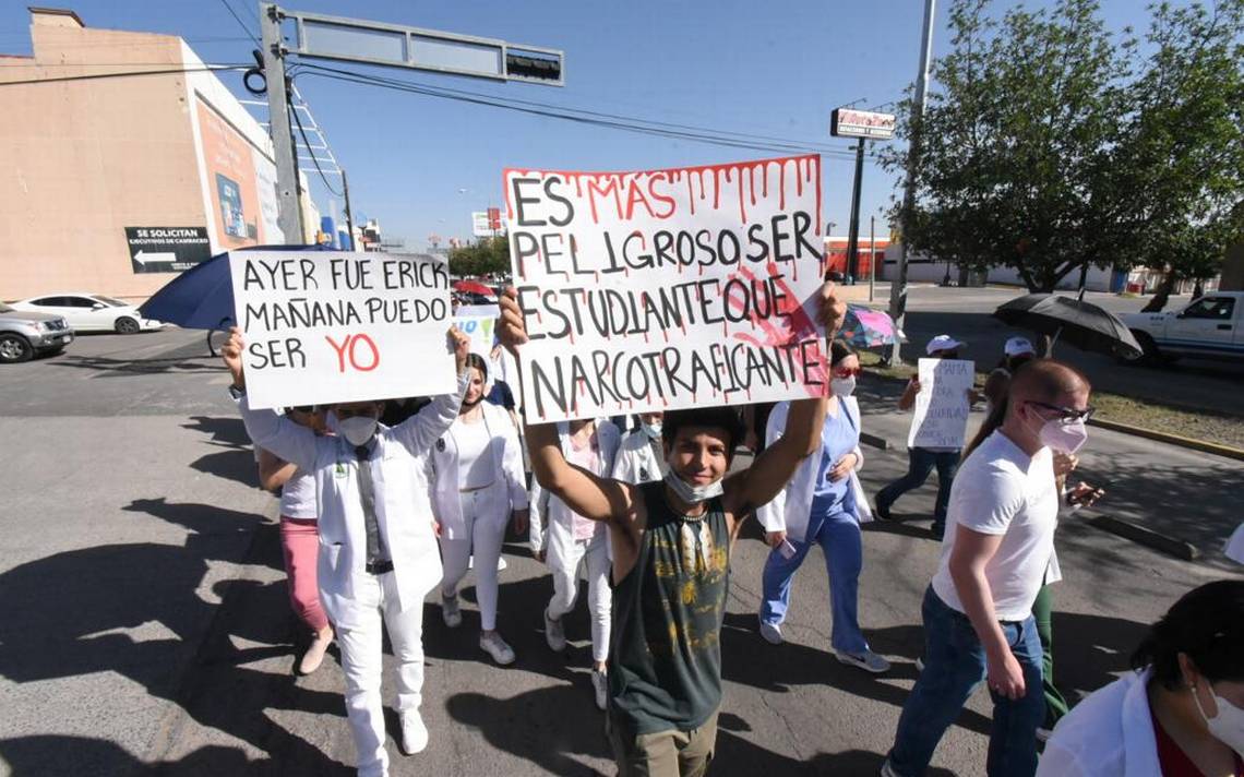 Protest studentów medycyny: „Chcemy, aby nasi przyjaciele ukończyli studia, a nie pochowali” – El Heraldo de Chihuahua